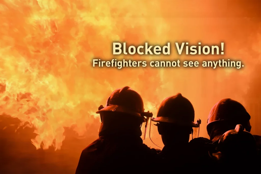 INOPTEC X-Ray Vision to see through a wall of fire